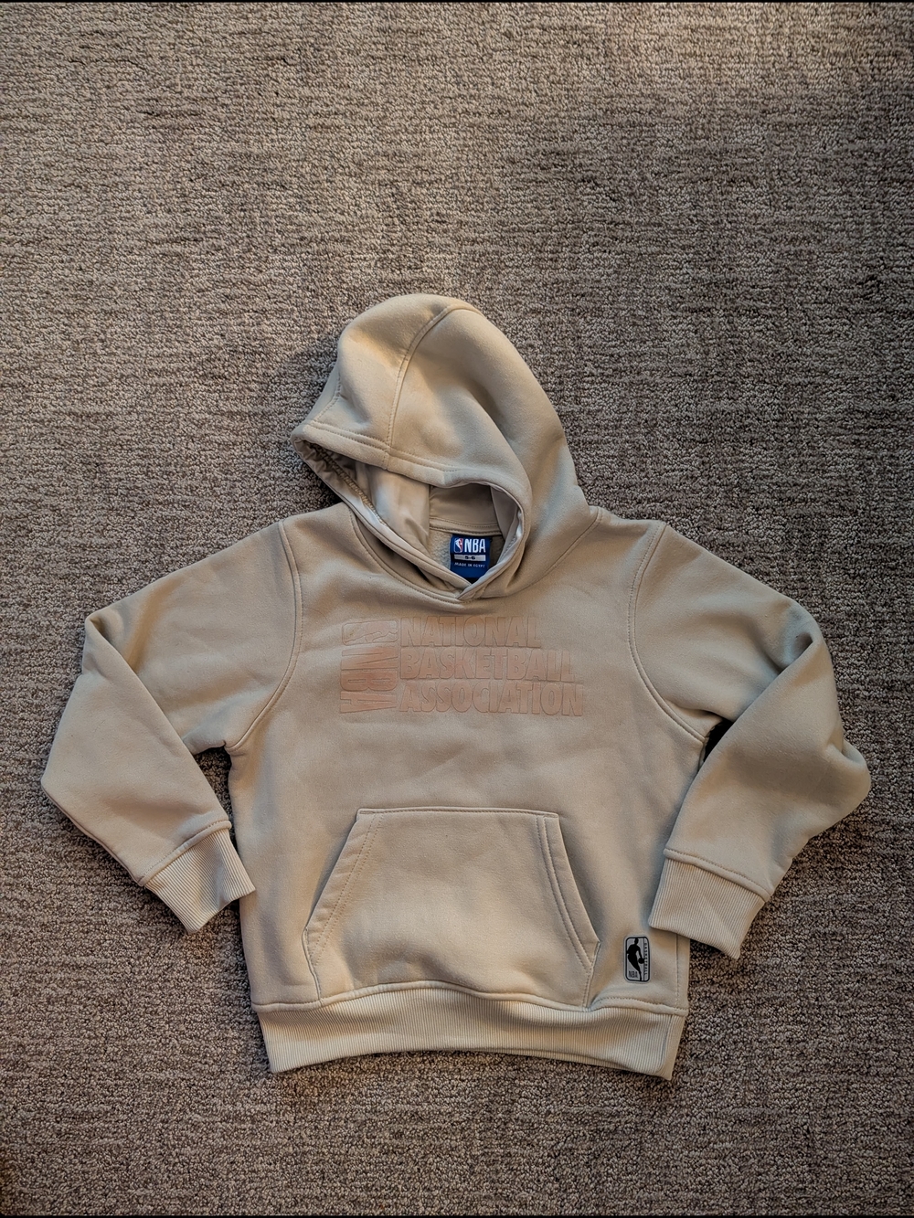 NBA Kids Beige Pullover Hoodie